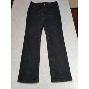 Levi's Women's Classic Black Denim Skinny Jeans Size 4 Medium Black Mid Rise